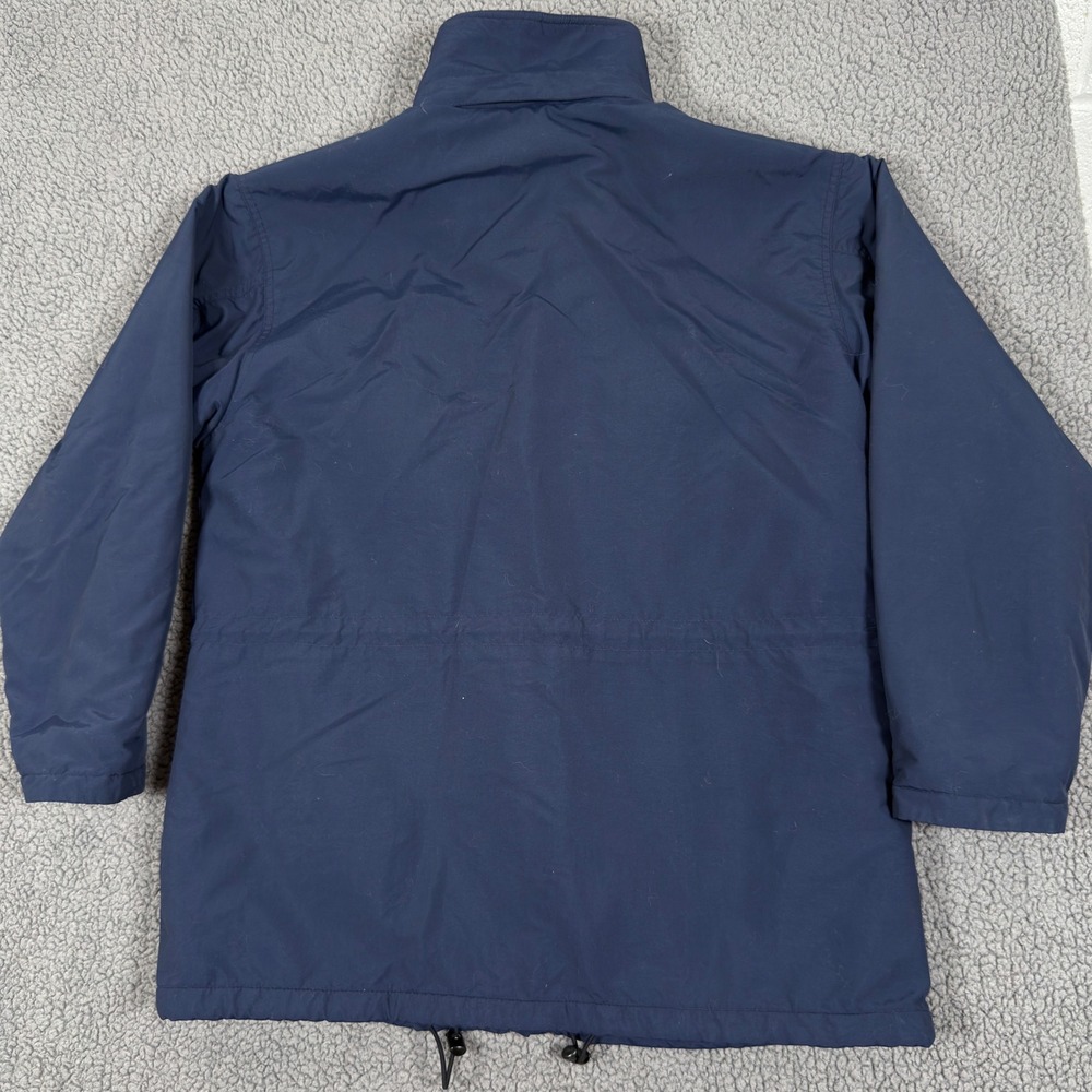Lands End Classic Squall Bomber Jacket Women L Fleece Lined Polartec Vintage 90s - Picture 7 of 14